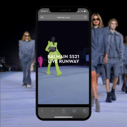 Balmain SS21 Virtual Fashion Show