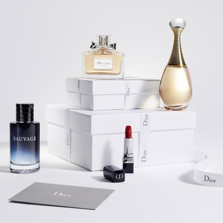 Dior changes the design of its website interface